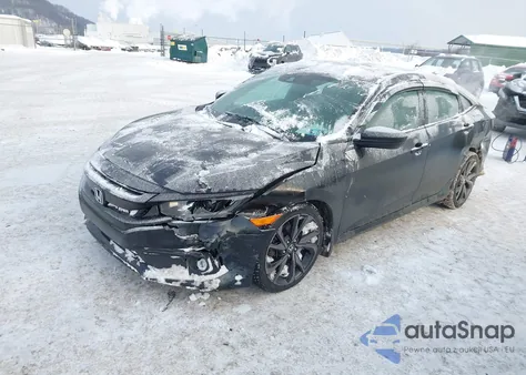 2019 Honda Civic Sport z USA, uszkodzony, nr VIN 2HGFC2E88KH538697